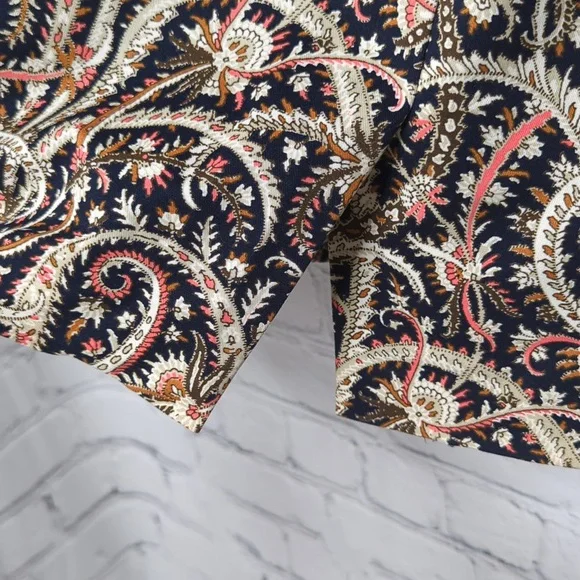 J. Crew paisley number 2 pencil skirt - Picture 3 of 7